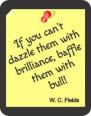 If You Can't Dazzle Them Air Freshener